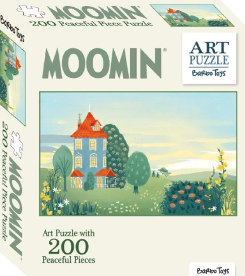 Mumin Art Puslespil - 200 brikker - Grøn (Spil, Dansk)