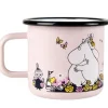 Mumitroldene emaljekrus 3,7 dl - Hug, pink (Merchandise)