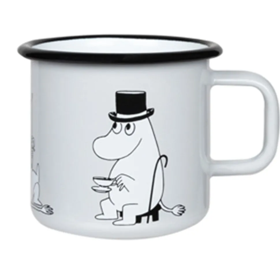 Mumitroldene emaljekrus 3,7 dl - Retro Mumifar (Merchandise)