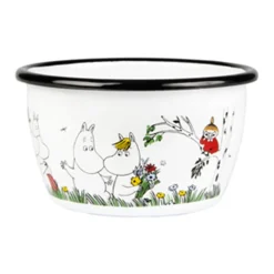 Mumitroldene emaljeskål 3 dl - Happy Family (Merchandise)