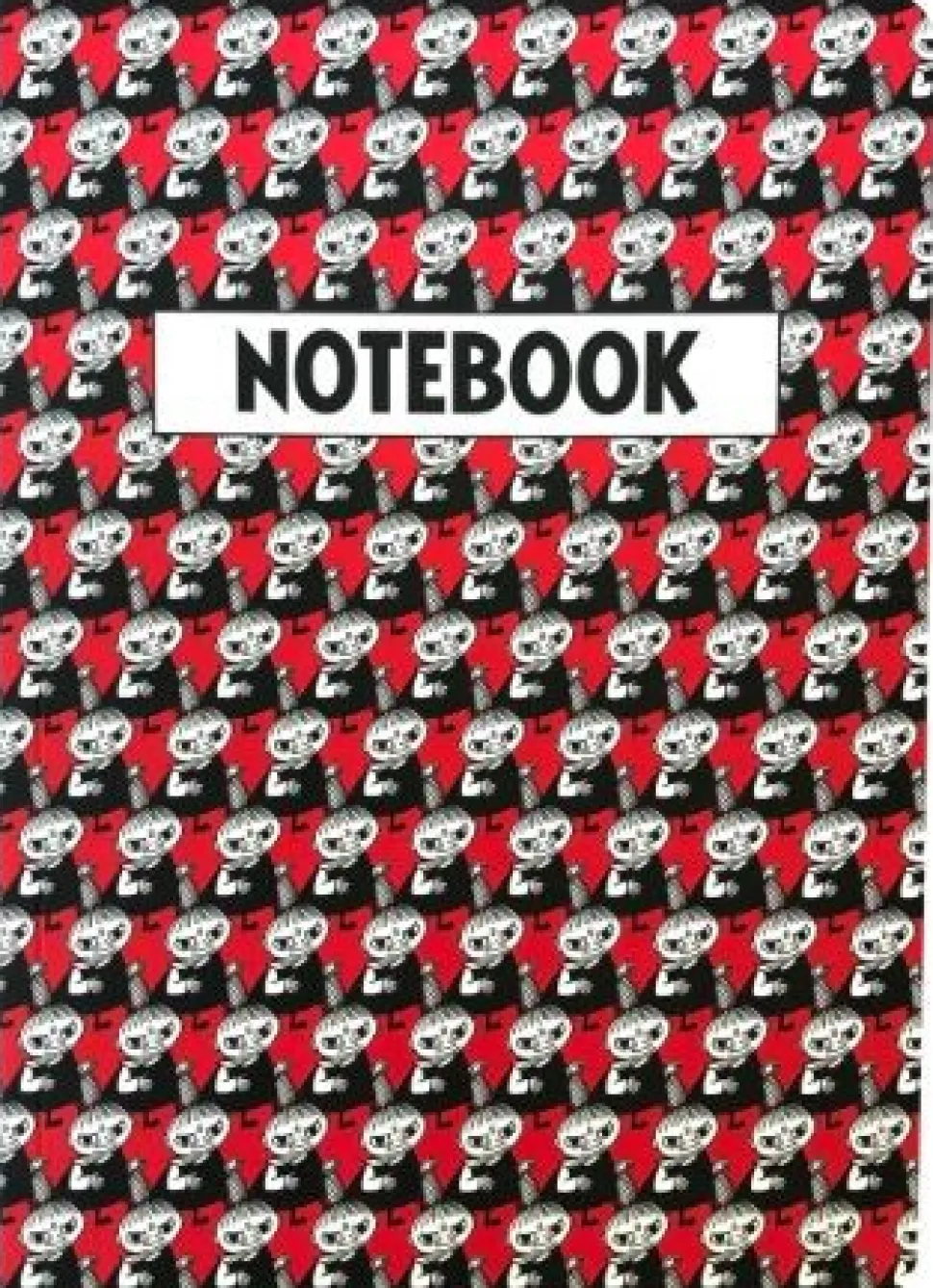 Mumitroldene Notesbog - Pop Art - A5 rød