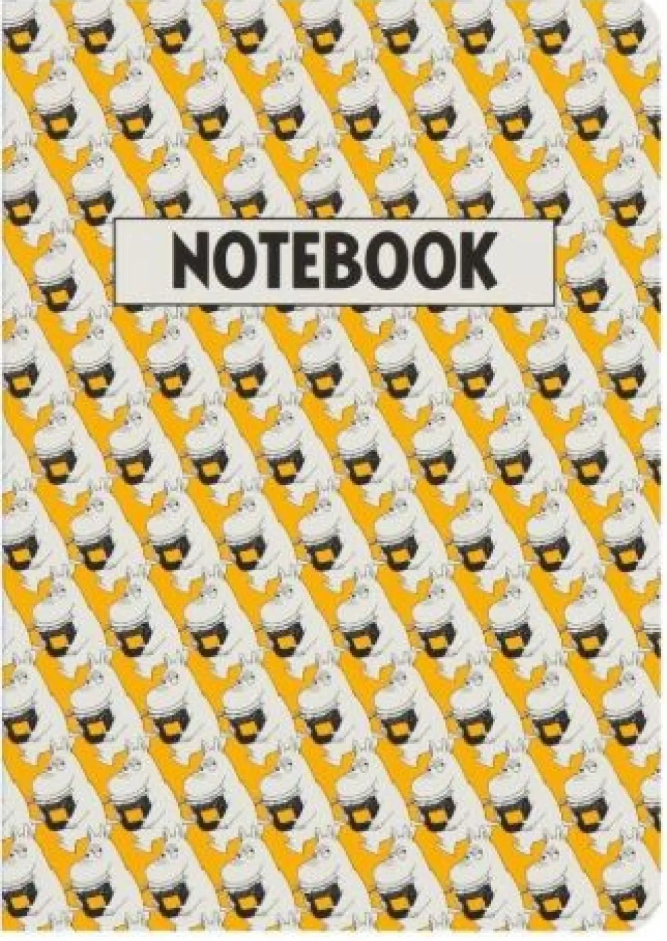 Mumitroldene Notesbog - Pop Art - A5 rød