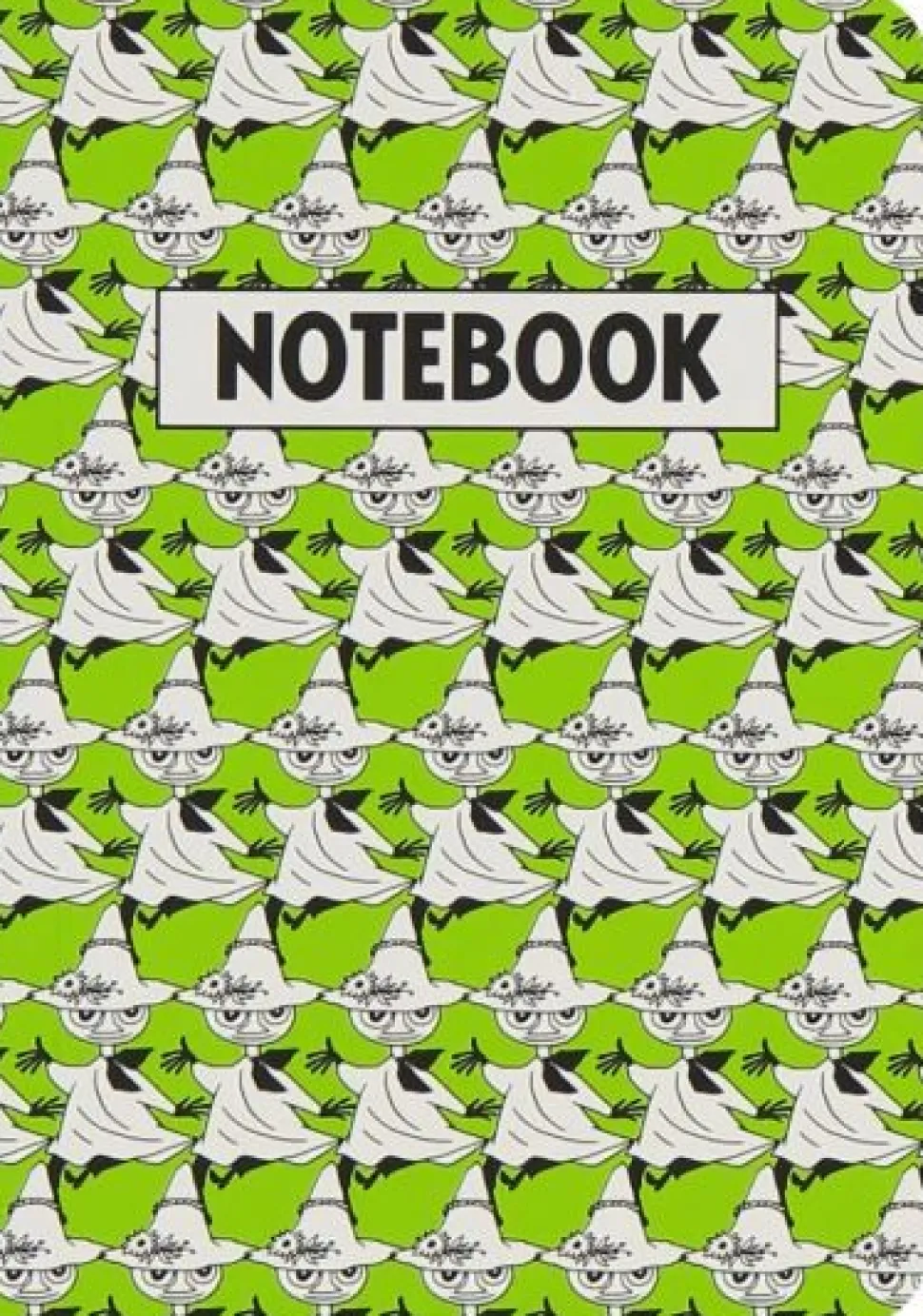 Mumitroldene Notesbog - Pop Art - A5 rød