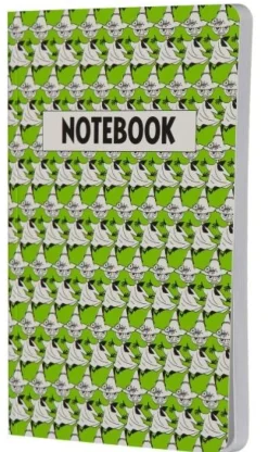 Mumitroldene Notesbog - Pop Art - A5 rød