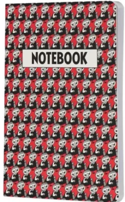 Mumitroldene Notesbog - Pop Art - A5 rød