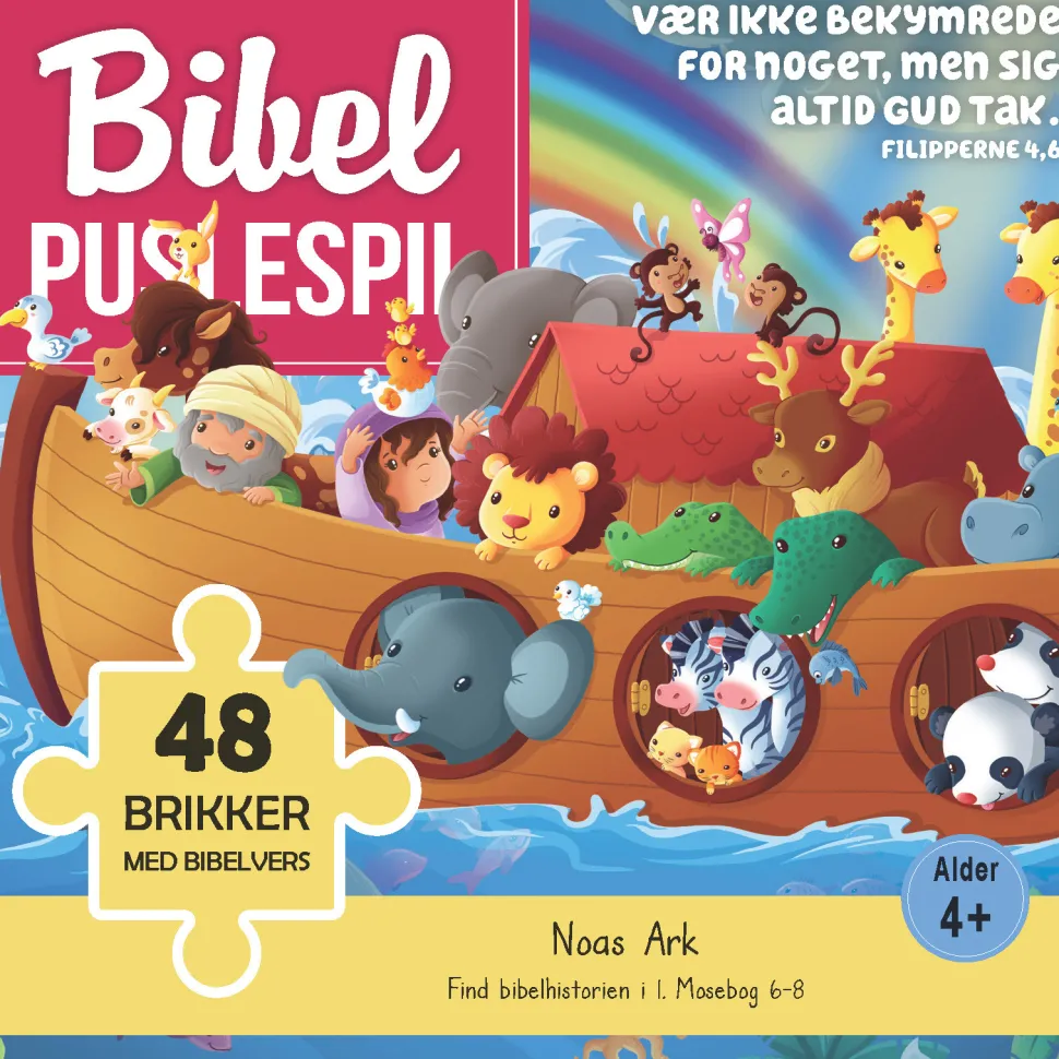 Noas Ark: Bibelpuslespil (Spil, Dansk)