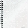 Notesblok WOW PP A5 m/hul lin 80ark hvid (Kontorartikler)