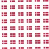 Oblater flag mini (Klistermærker)