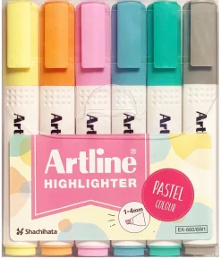 Overstregningspen Artline 660 Pastel 6-P (Kontorartikler)