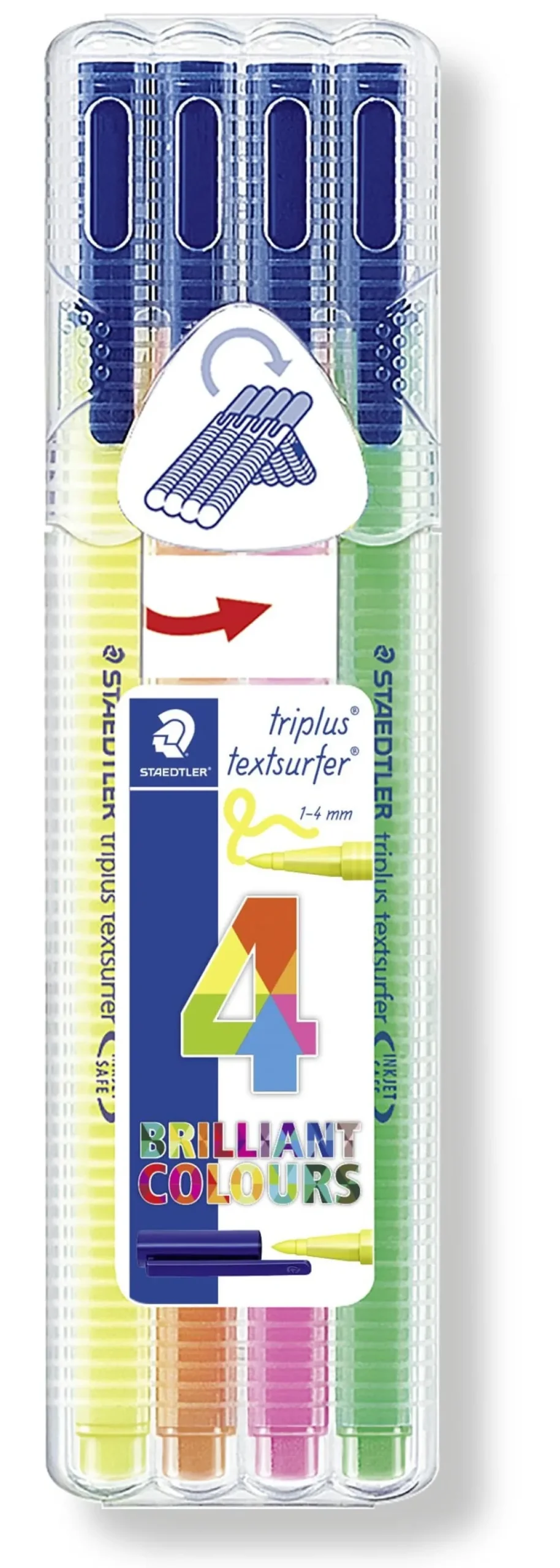 Overstregningspen Textsurfer Triplus ass (4) (Kontorartikler)