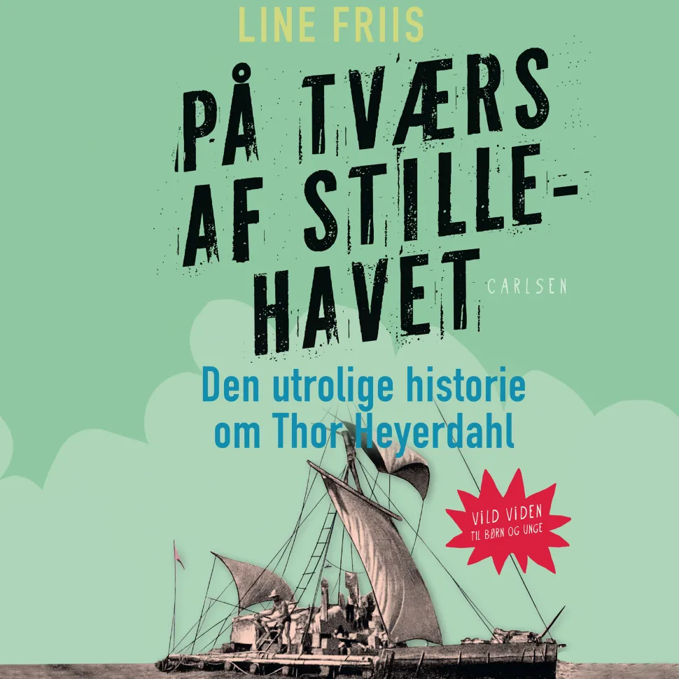 På tværs af Stillehavet (Lydbog, zip_mp3, Dansk) af Line Friis Frederiksen