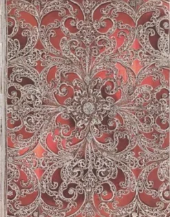 Paperblanks: Garnet - Silver Filigree Collection (Notesbog, Softcover, Ultra, Garnet, Lined)