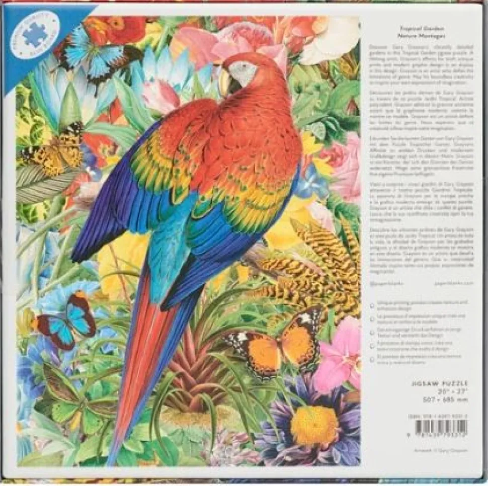 Paperblanks Puslespil - Tropical Gardens Nature Montages (Spil)
