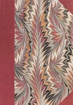 Paperblanks: Rubedo - Cockerell Marbled Paper (Notesbog, Hardcover, Cockerell Marbled Paper, Midi, Rubedo, Lined)