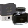 Parker blæk Quinkflow M 57ml sort (Kontorartikler)