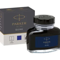 Parker blæk Quinkflow M 57ml blå (Kontorartikler)