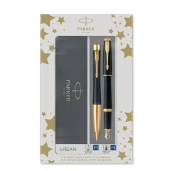 Parker Duosæt Urban GT kuglepen+fyldepen mat sort (Kontorartikler)