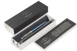 Parker kuglepen Jotter 77% recycled Waterloo blå (Kontorartikler)