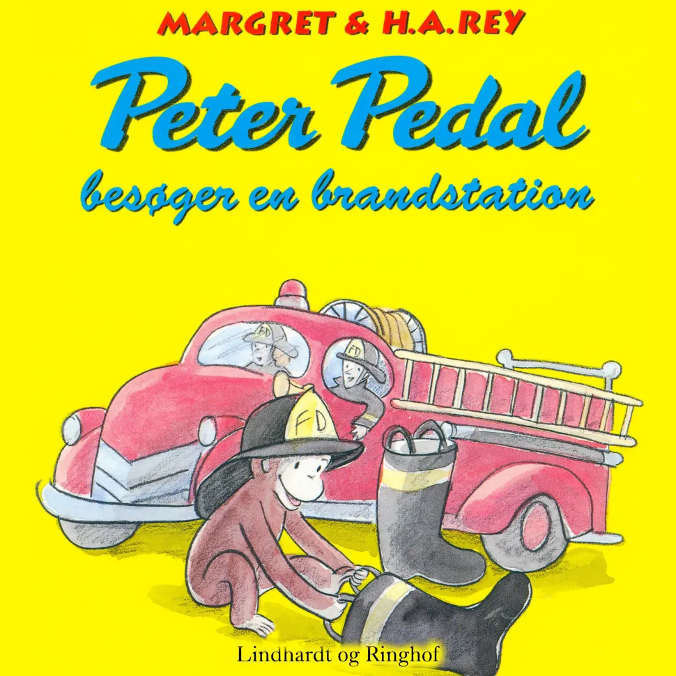 Peter Pedal besøger en brandstation (Lydbog, zip_mp3, Dansk) af H.A. Rey