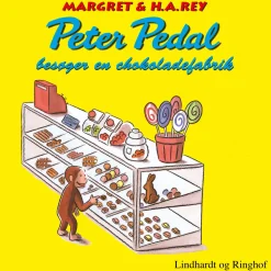 Peter Pedal besøger en chokoladefabrik (Lydbog, zip_mp3, Dansk) af H.A. Rey