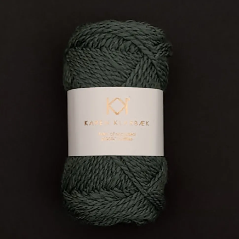 Pine Green - Recycled Bottle Yarn - KK økologisk garn fra Karen Klarbæk
