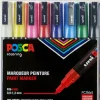 Posca Paint Marker - Standard Farver - 0,9-1,3mm (Skriveredskaber)