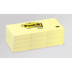Post-it Notes 38x51 gul (12) (Kontorartikler)