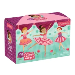 Puslespil 100 brk - Ballerina Glitter: Mudpuppy (Spil, Dansk)