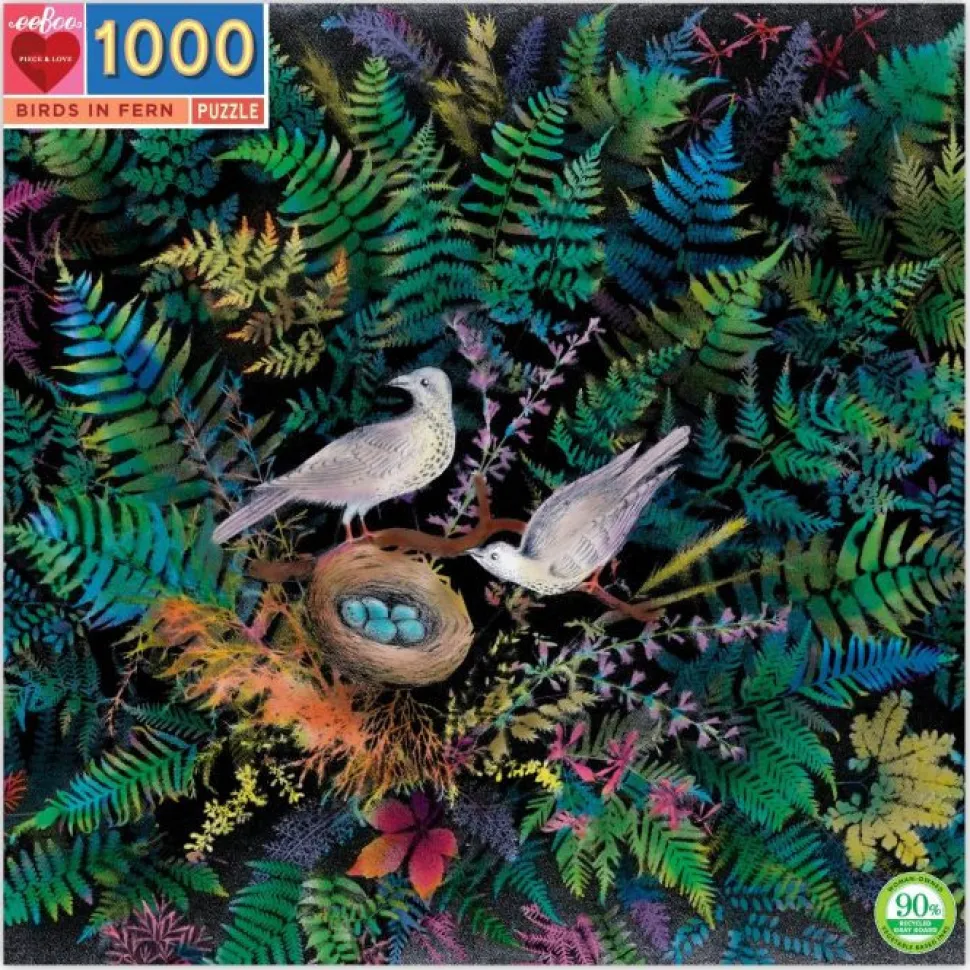 Puslespil 1000 brk - Duer (Spil)