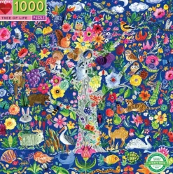 Puslespil 1000 brk - Livets træ eeBoo (Spil)