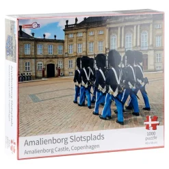 Puslespil med dansk motiv - Amalienborg Slotsplads - 1000 brikker (Spil)