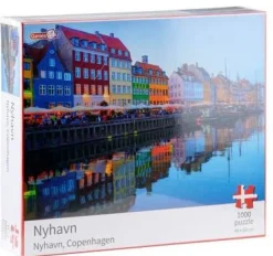 Puslespil Nyhavn - 1000 brikker (Spil)