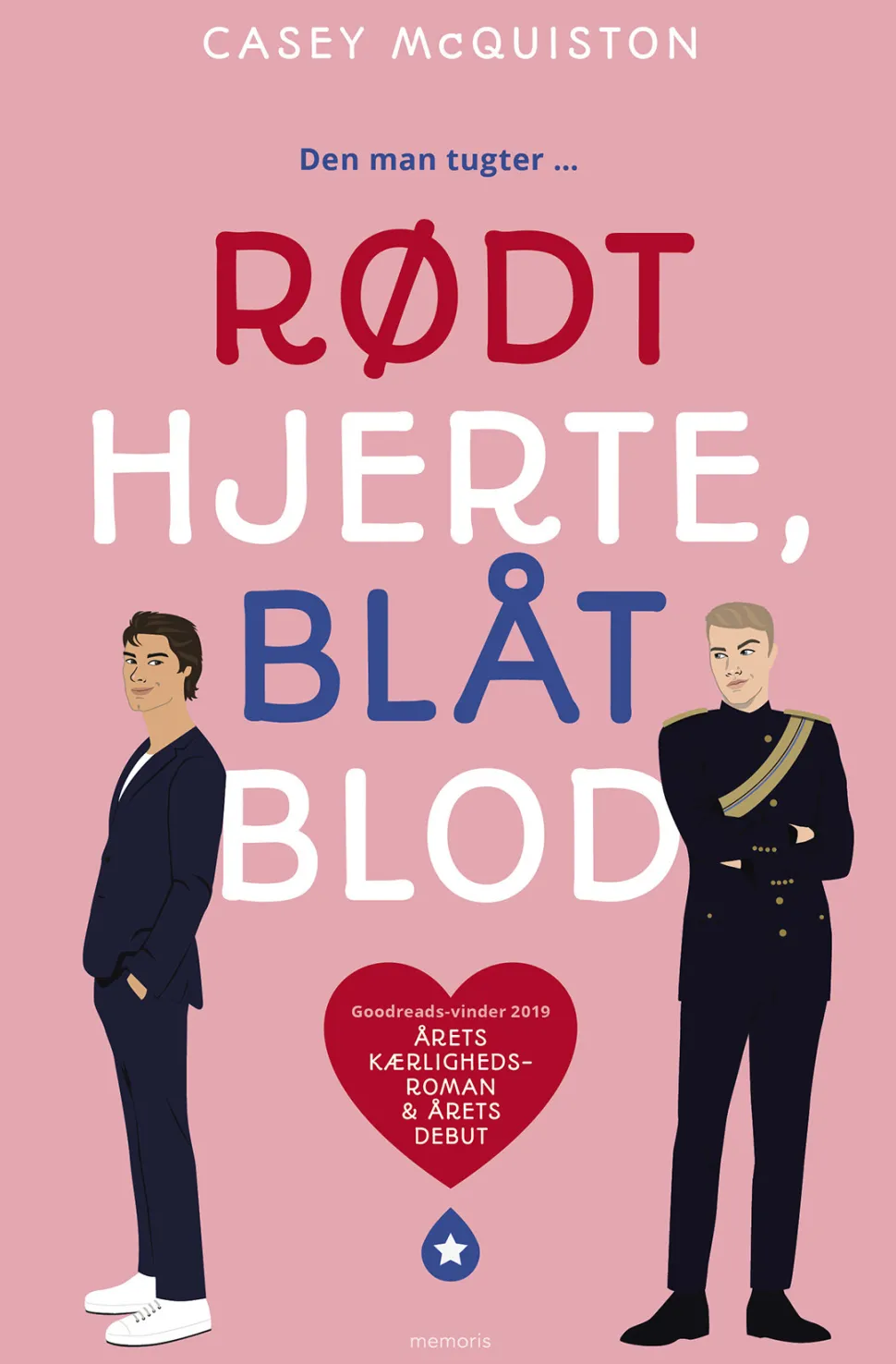 Rødt hjerte, blåt blod (Bog, Hæftet, Dansk) af Casey McQuiston