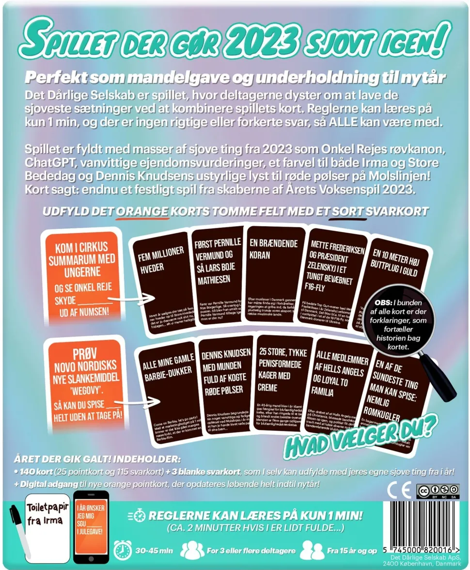 Året der gik galt 2023 (Spil, Dansk)