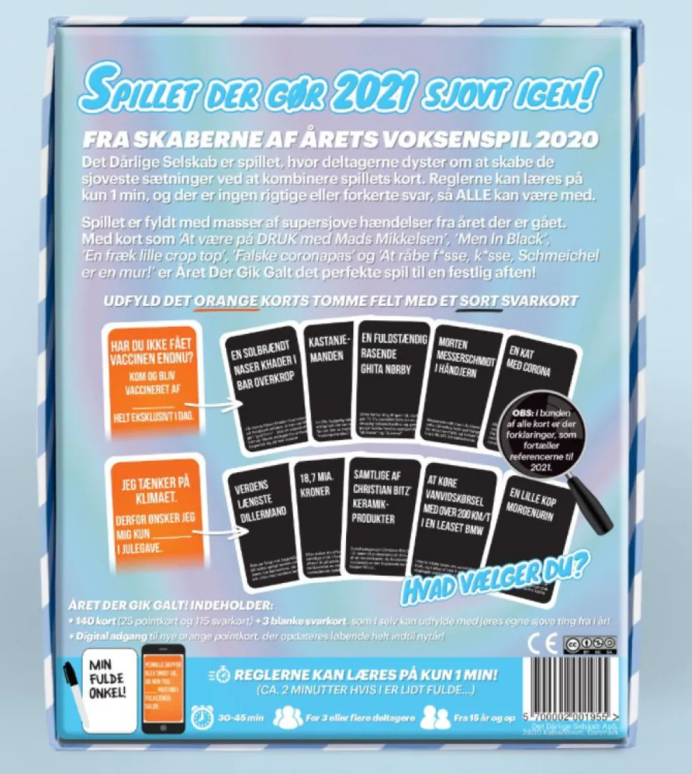 Året der gik galt 2021 (Spil, Dansk)