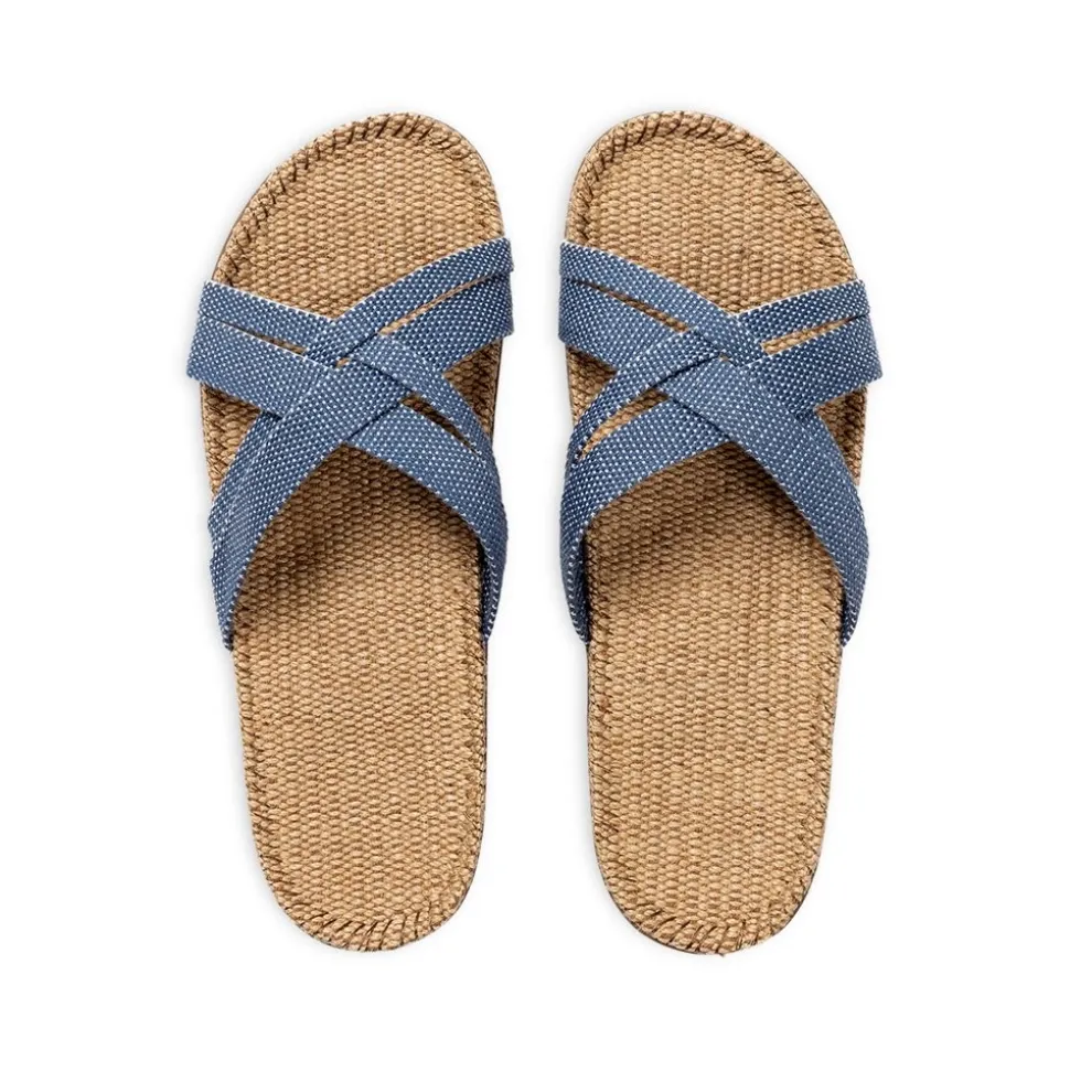 Shangies: Blue dots - WOMAN#1 (Sandal, Women#1, Blue dots)