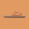 Shangies: Orange stripes - WOMAN#1 (Sandal, Women#1, Orange stripes)