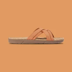 Shangies: Orange stripes - WOMAN#1 (Sandal, Women#1, Orange stripes)