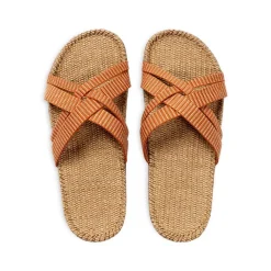 Shangies: Orange stripes - WOMAN#1 (Sandal, Women#1, Orange stripes)
