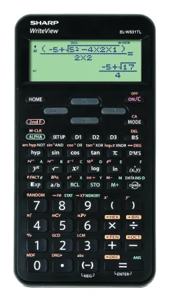 Sharp scientific calculator EL-W531TL sort