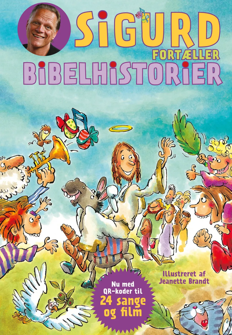 Sigurd fortæller bibelhistorier (bog, hardback, dansk) af Sigurd Barrett