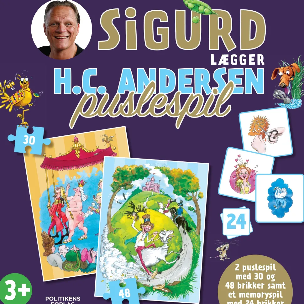 Sigurd lægger H.C. Andersen puslespil (Spil, Dansk) af Sigurd Barrett