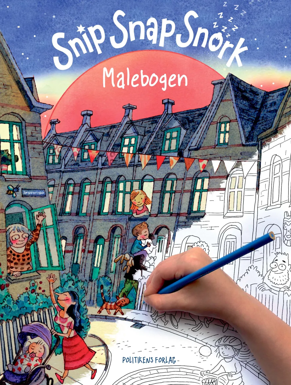 Snip Snap Snork Malebogen (Bog, Paperback, Dansk) af Emilie Bruhn