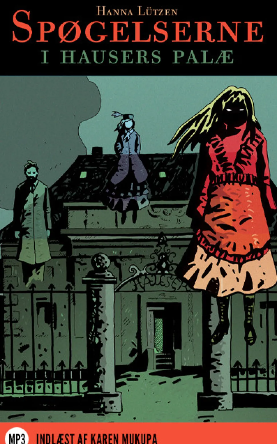 Spøgelserne i Hausers palæ (Lydbog, zip_mp3, Dansk) af Hanna Lützen