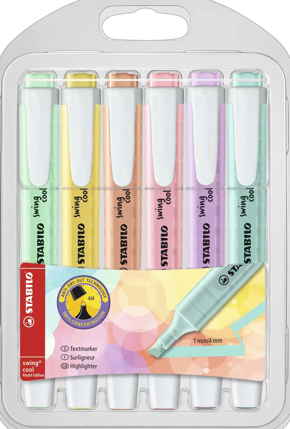 STABILO Pastel Highlighter 6 stk. (Skriveredskaber)
