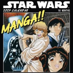 Star Wars (Anime) 2025 Square Calendar (Kalender, Calendar, Engelsk)