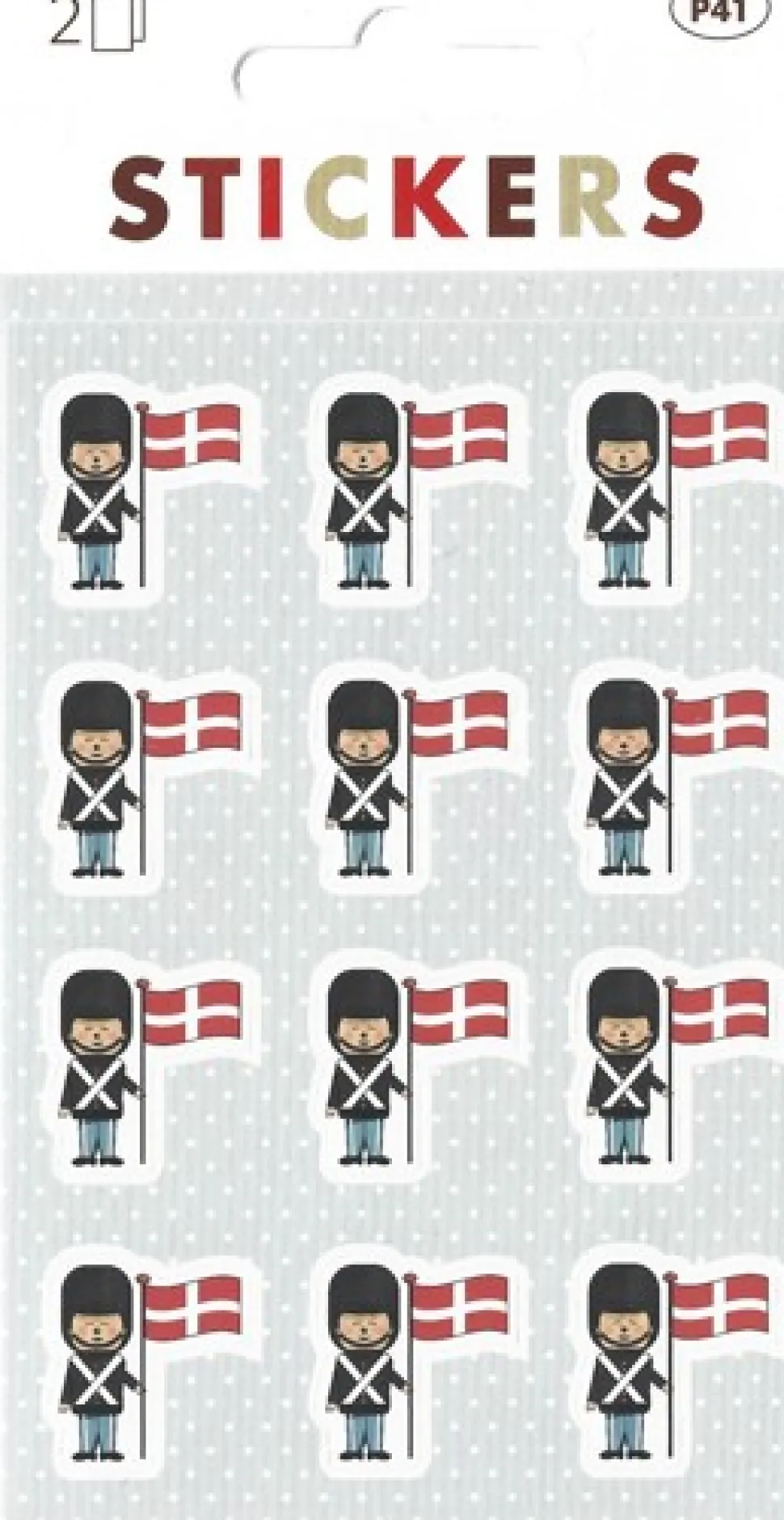 Stickers: Garder med flag (Klistermærker)