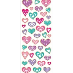 Stickers hjerter m/mønster Tinka