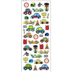 Stickers Racerbiler Tinka (Klistermærker)
