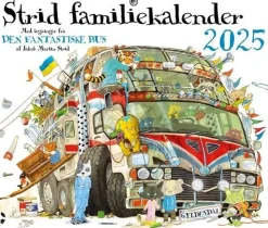 Strid Familiekalender 2025 (Bog, Hæftet, Dansk) af Jakob Martin Strid